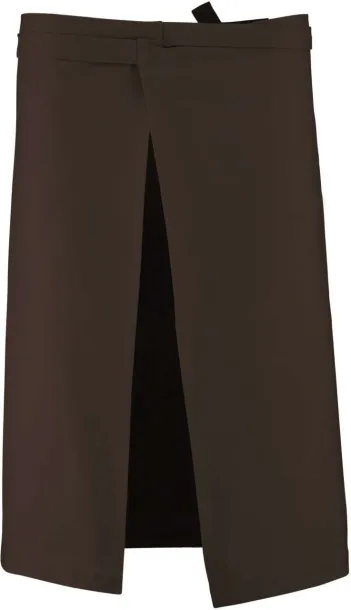  COTTON LONG APRON - Kariban Chocolate