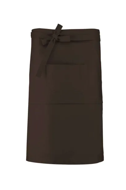  COTTON LONG APRON - Kariban Chocolate