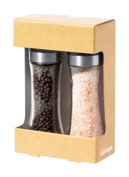 Sazon salt and pepper mill set Transparent