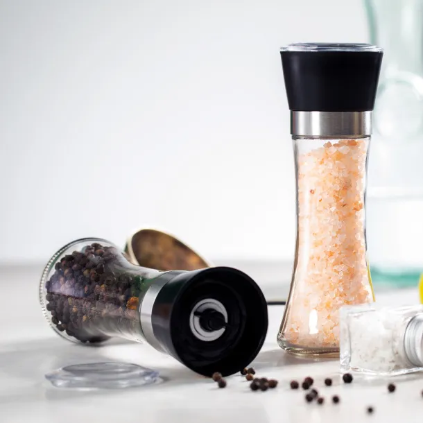 Sazon salt and pepper mill set Transparent