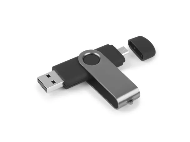 SMART OTG USB flash memorija 8GB - PIXO Siva