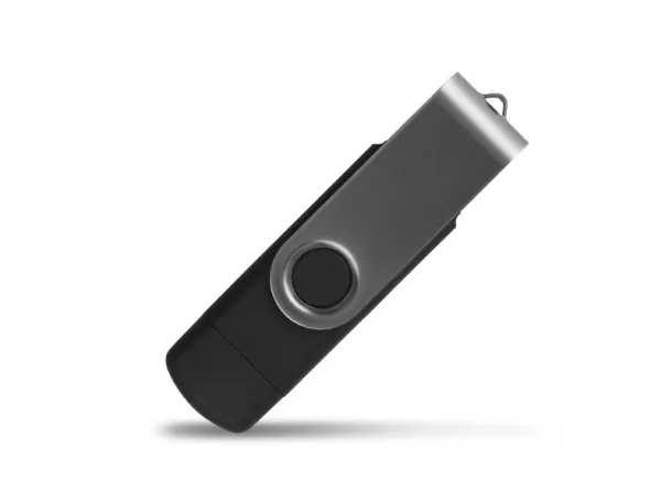 SMART OTG USB flash memorija 8GB - PIXO Siva