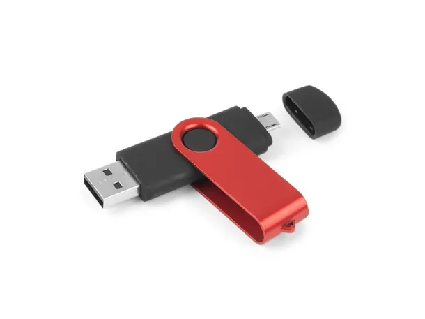 SMART OTG USB flash memorija 8GB - PIXO Crvena