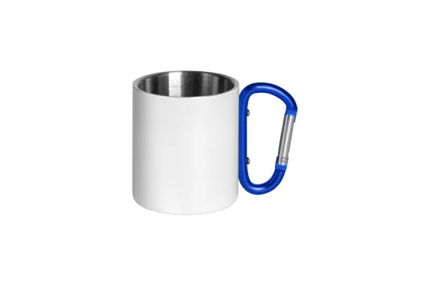 HIKE SUBLI Metal sublimation mug, 200 ml - CASTELLI Blue