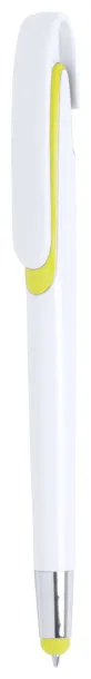 Zalem touch ballpoint pen Yellow White