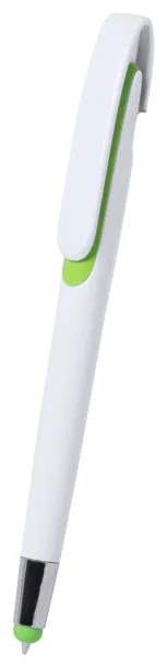 Zalem touch ballpoint pen Lime green White