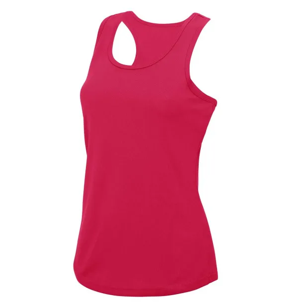  Ženska majica bez rukava, 140 g/m2 - Just Cool Hot Pink