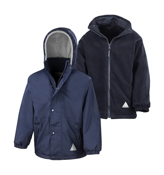  Junior Reversible Stormproof Jacket - Result Navy Navy