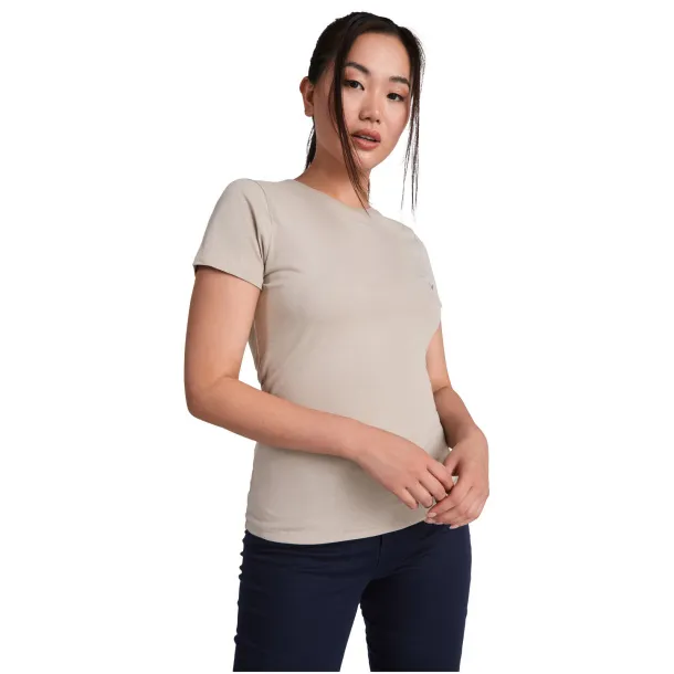 Golden short sleeve women's t-shirt - Roly Crna