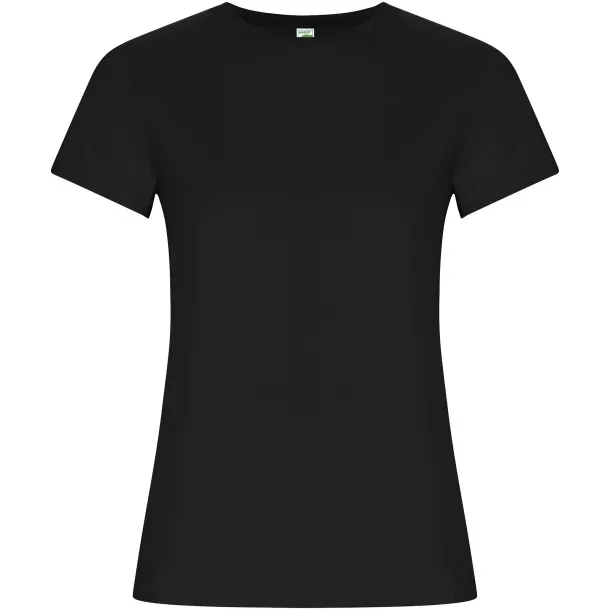 Golden short sleeve women's t-shirt - Roly Crna
