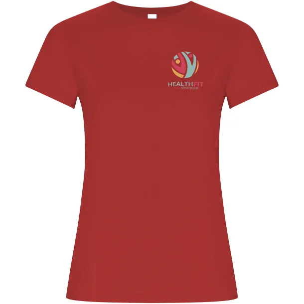 Golden short sleeve women's t-shirt - Roly Red