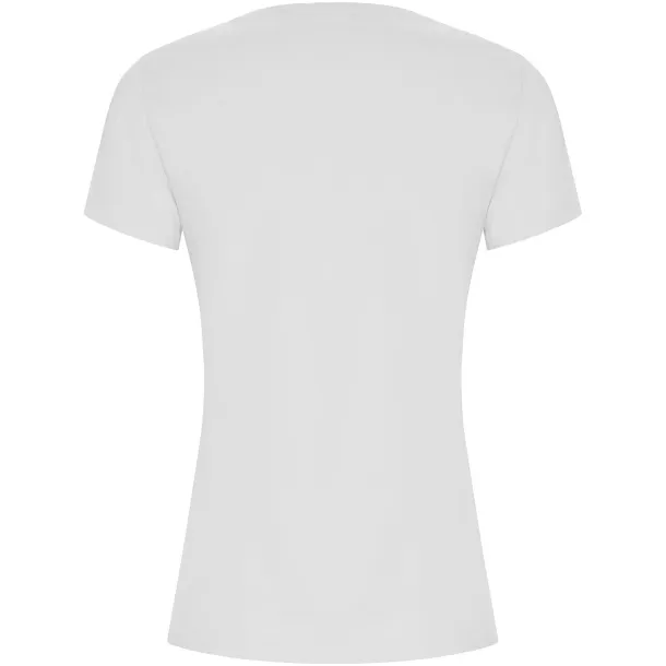 Golden short sleeve women's t-shirt - Roly White