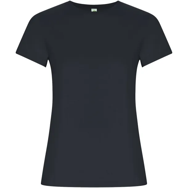 Golden short sleeve women's t-shirt - Roly Ebony