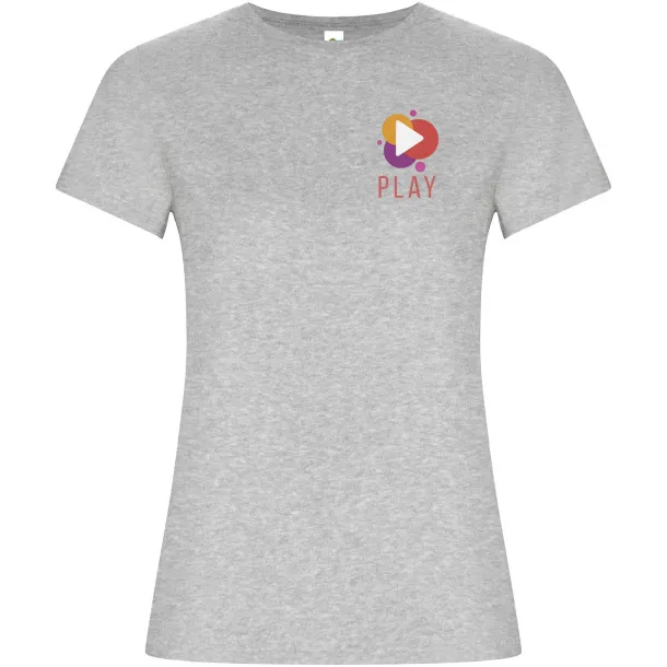 Golden short sleeve women's t-shirt - Roly Marl Grey