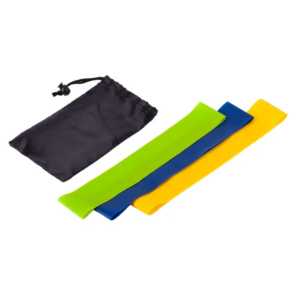 FITNESS set of fitness exercise bands Multicolour