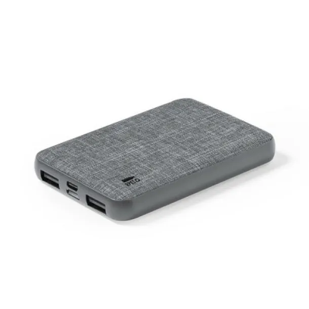  RPET power bank 5000 mAh graphite