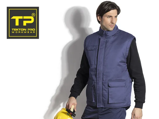 CRAFT VEST padded working vest - TEKTON PRO Blue