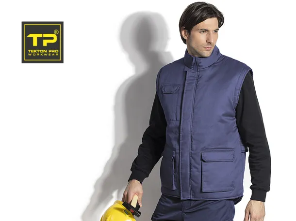 CRAFT VEST padded working vest - TEKTON PRO Blue