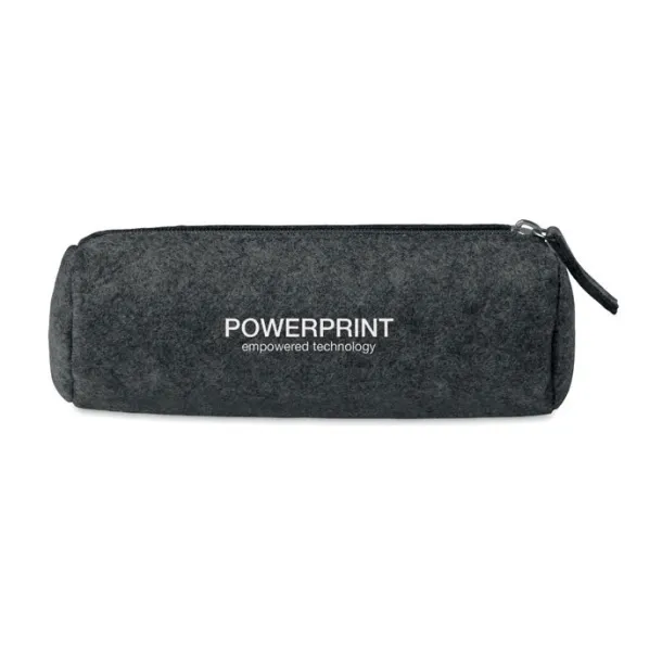 PENLO Felt zippered pencil case stone grey