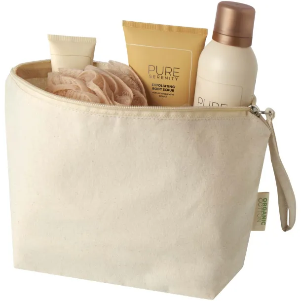 Orissa 180 g/m² organic large accessory pouch 3L Natural