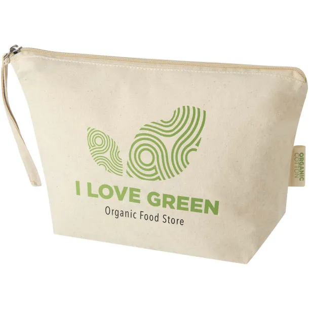Orissa 180 g/m² organic large accessory pouch 3L Natural