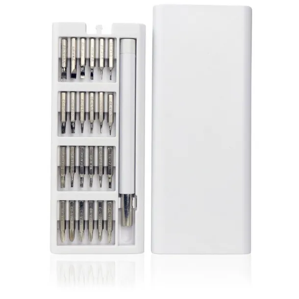  Screwdriver set 24 el. white