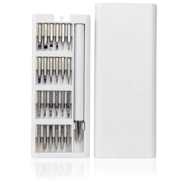  Screwdriver set 24 el. white