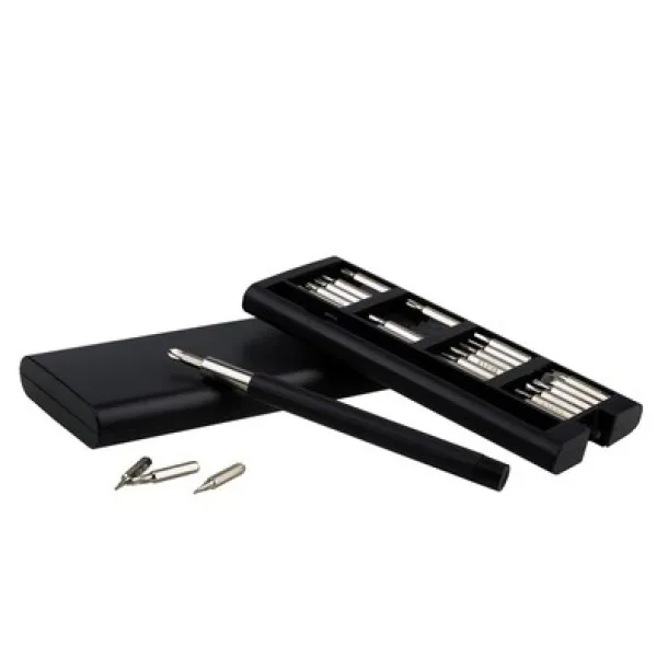 Screwdriver set 24 el. Crna