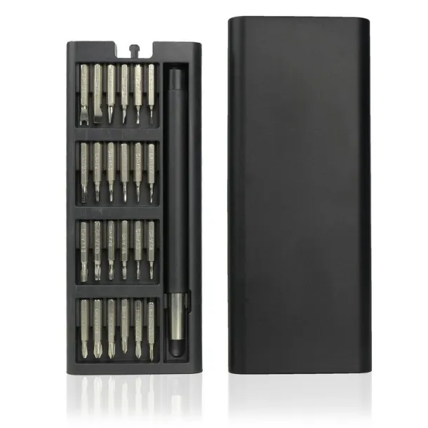  Screwdriver set 24 el. Crna