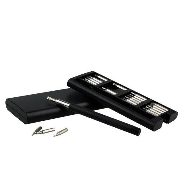  Screwdriver set 24 el. Crna