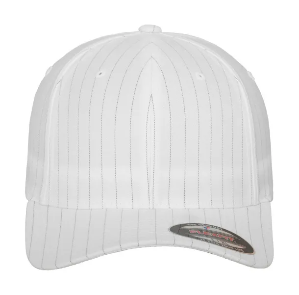  Pinstripe Cap - Flexfit Bijela Black