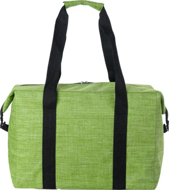 Alejandro 600D polyester cooler bag light green