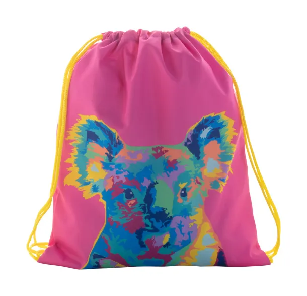 CreaDraw Kids custom drawstring bag for kids Yellow White