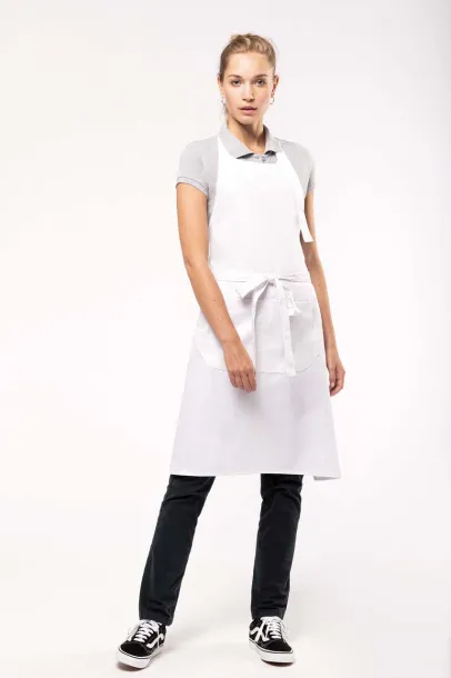  POLYCOTTON APRON HIGH-TEMPERATURE WASHABLE - Kariban White