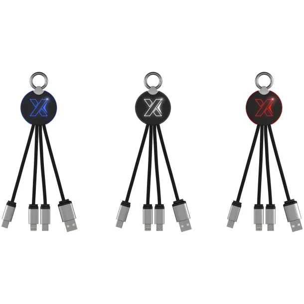 SCX.design C16 ring light-up cable - SCX.design Solid black White