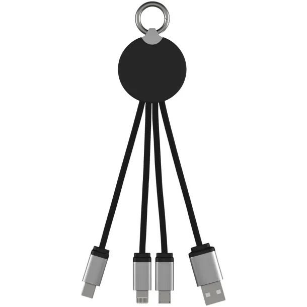 SCX.design C16 Kabel za punjnenje s osvjetljenim logom - SCX.design Solid black Bijela