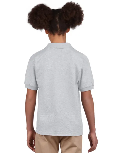 DRYBLEND®  YOUTH JERSEY POLO SHIRT - Gildan Ideal Oxford Grey