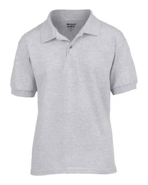 DRYBLEND®  YOUTH JERSEY POLO SHIRT - Gildan Ideal Oxford Grey