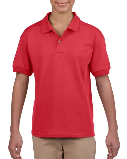 DRYBLEND®  YOUTH JERSEY POLO SHIRT - Gildan Red