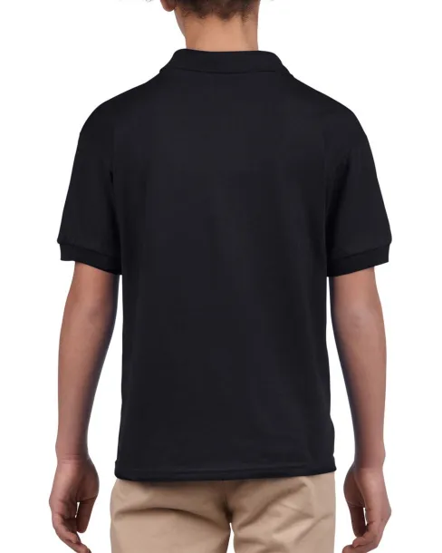 DRYBLEND®  YOUTH JERSEY POLO SHIRT - Gildan Black