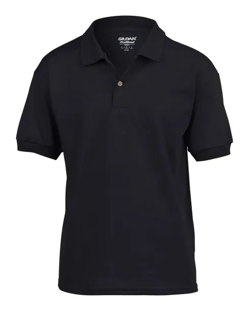 DRYBLEND®  YOUTH JERSEY POLO SHIRT - Gildan Black