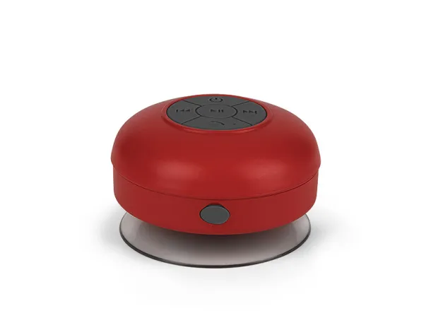 BUBBLE plastic speaker Red