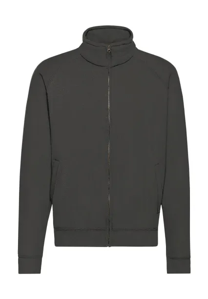  Klasični pulover s patentnim zatvaračem, 280 g/m² - Fruit of the Loom Light Graphite