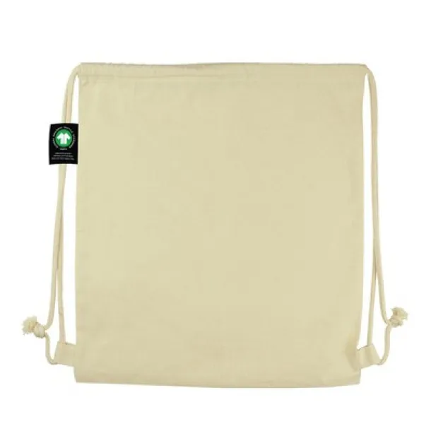  B'RIGHT torba s vezicama od organskog pamuka beige