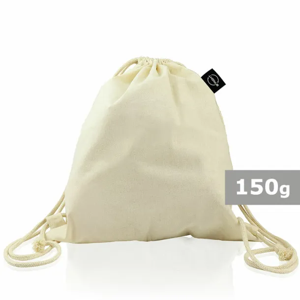  B'RIGHT torba s vezicama od organskog pamuka beige