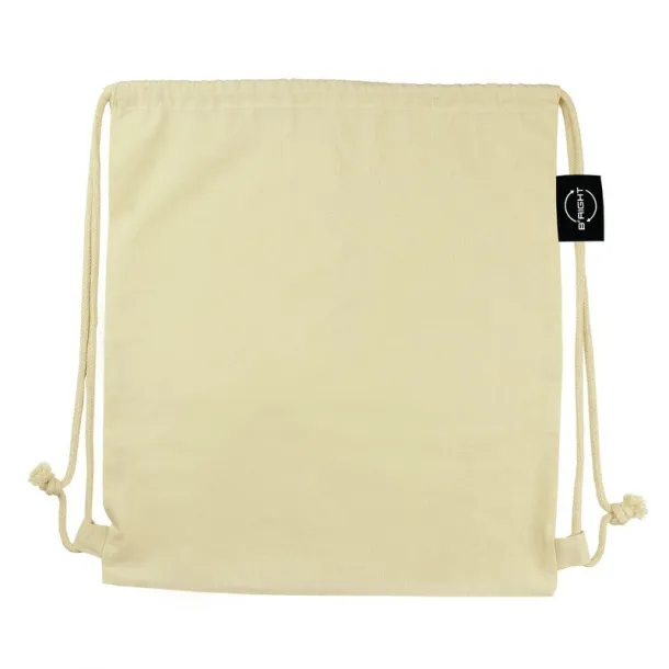  B'RIGHT torba s vezicama od organskog pamuka beige