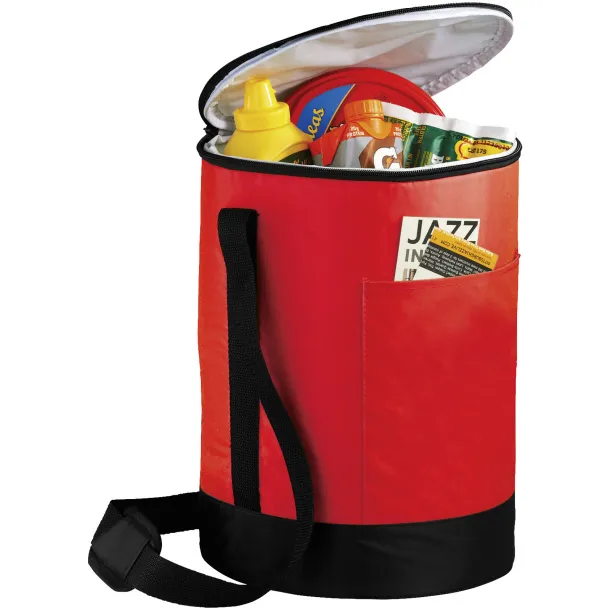 Bucco barrel cooler bag - Bullet Red Solid black