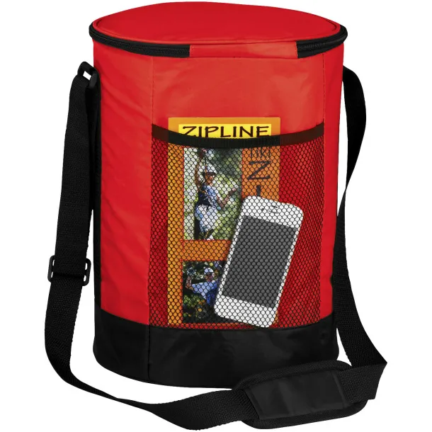 Bucco barrel cooler bag - Bullet Red Solid black
