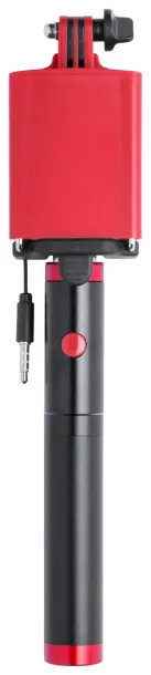 Slatham selfie stick with power bank Red Black