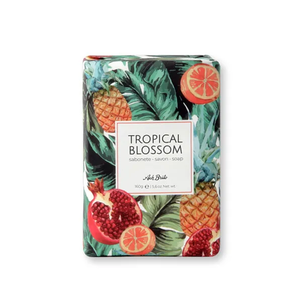 TROPICAL BLOSSOM Soaps enriched with olive oil (160g) Orange